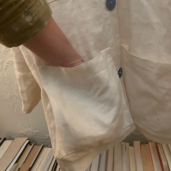 Jean Charles de castelbajac linen chore jacket - Picture 3 of 3